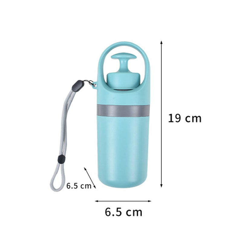 Portable Dog Poop Scooper & Bag Dispenser - Hands-Free Cleanups